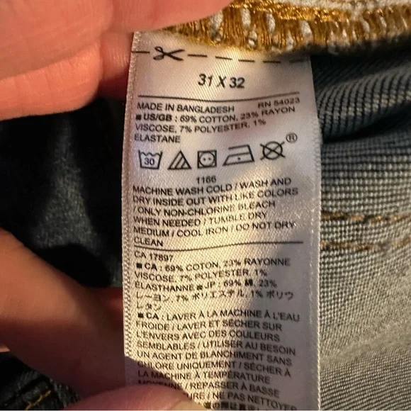 Banana Republic Medium Wash Traveler Jeans Size 31 x 32 Slim Fit - Picture 4 of 6